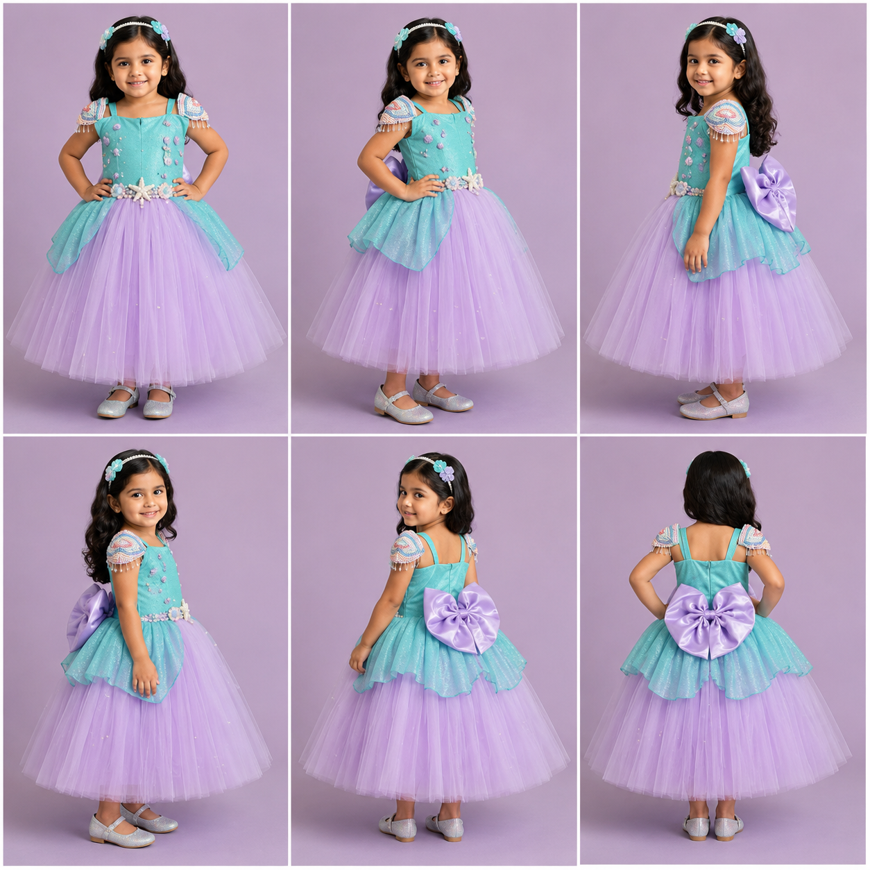Mermaid Theme Shells Dress - view 2