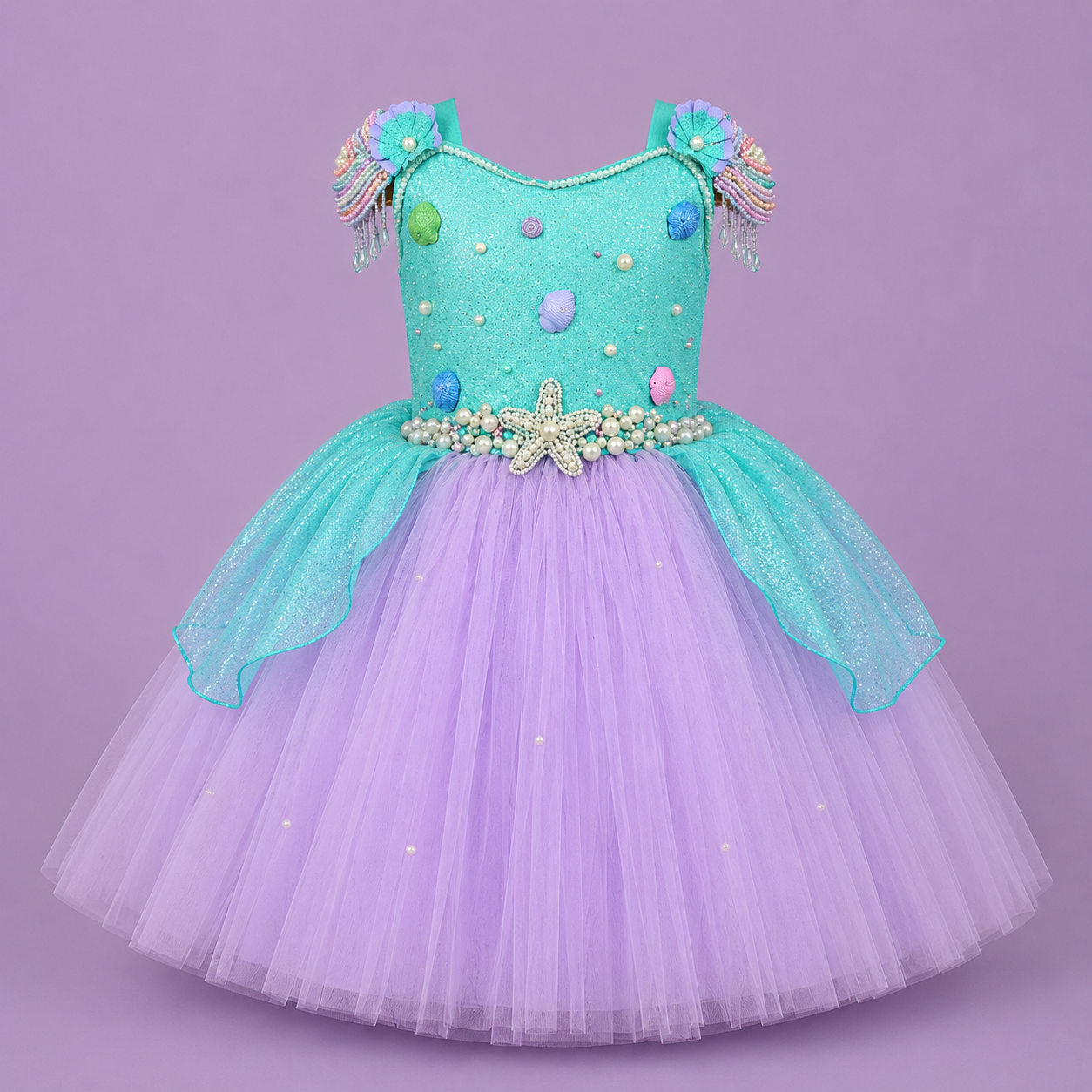 Mermaid Theme Shells Dress - view 4
