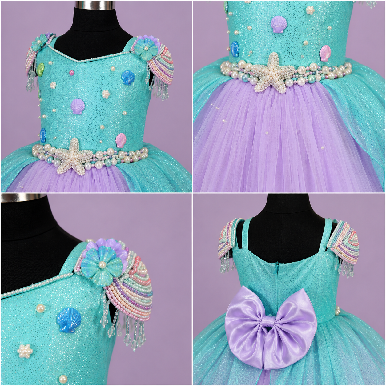 Mermaid Theme Shells Dress - view 5