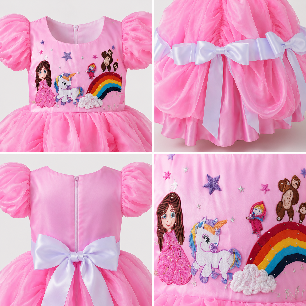 Rainbow Unicorn Ball Gown - view 4
