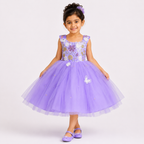 Lavender Butterfly Princess Dress