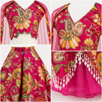Royal Pink Ethnic Lehenga - view 4