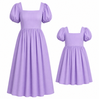 Lavender Puff Sleeve Twinning Set - view 3
