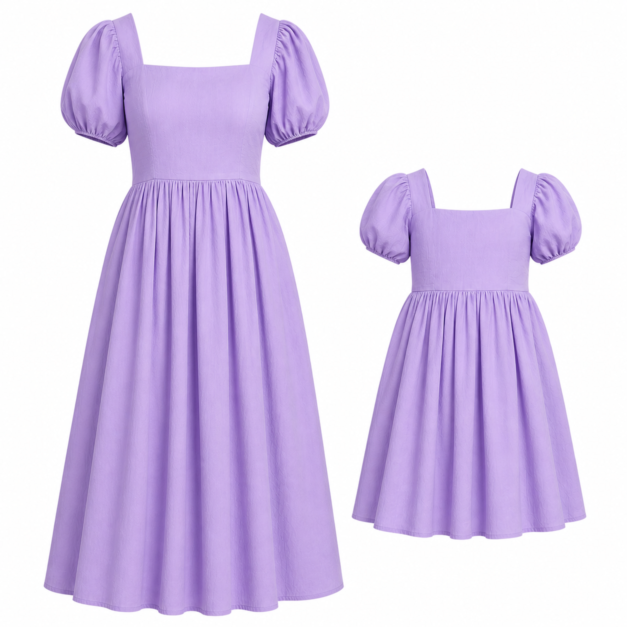 Lavender Puff Sleeve Twinning Set - view 3