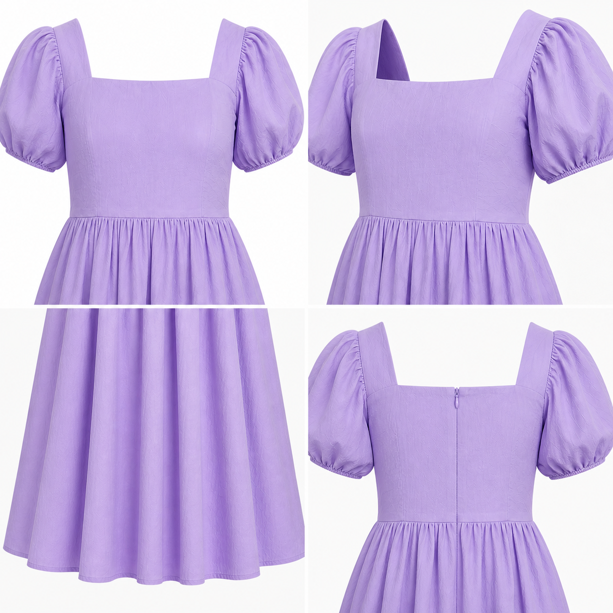 Lavender Puff Sleeve Twinning Set - view 4