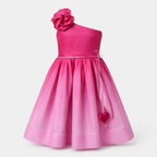 Pink One-Shoulder Party Dress - view 3