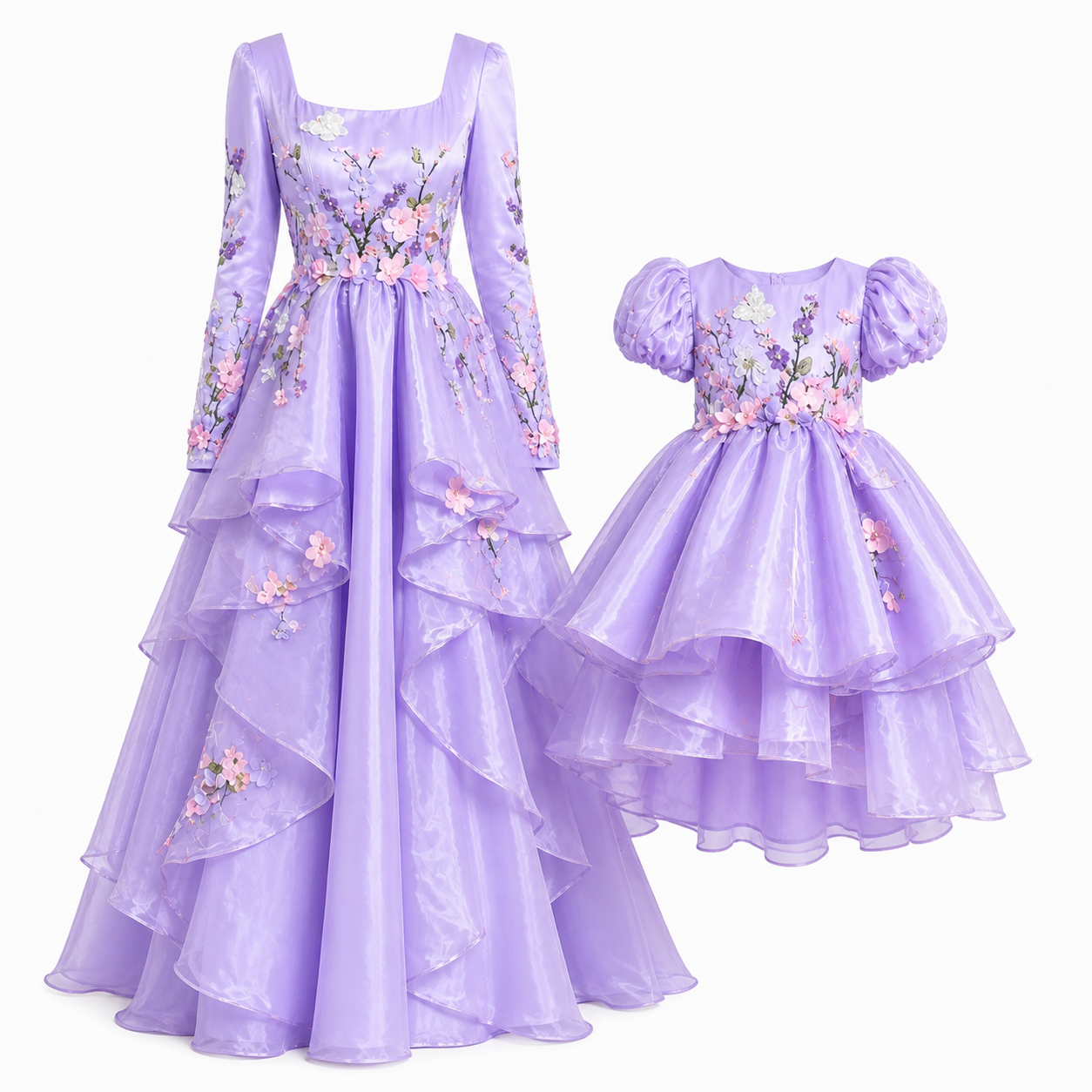 Lavender Garden Couture Twinning Set - view 2