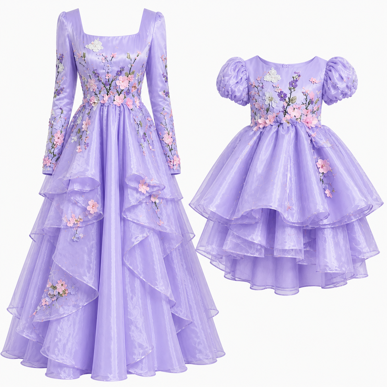 Lavender Garden Couture Twinning Set - view 3