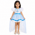 Elsa Theme Snowflake Dress
