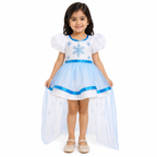 Elsa Theme Snowflake Dress