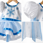 Elsa Theme Snowflake Dress - view 3