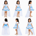 Elsa Theme Snowflake Dress - view 4