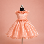 Peach Princess Ball Gown - view 3