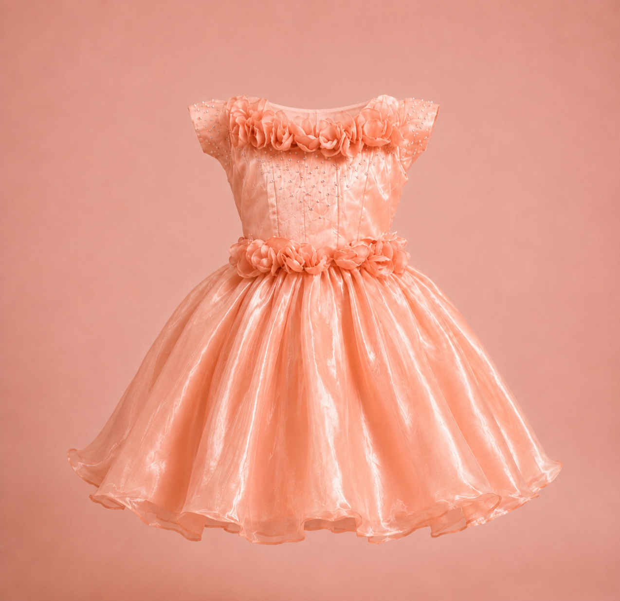 Peach Princess Ball Gown - view 5