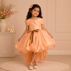 Opulent Earthy Silk Dress