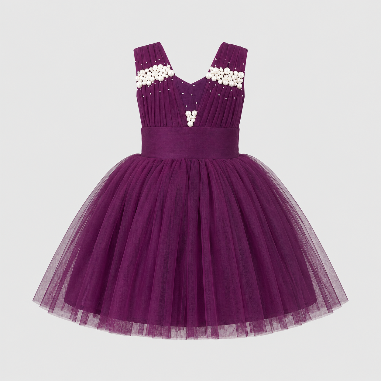 Plum Pearl Princess Dress - view 2