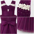 Plum Pearl Princess Dress - view 4