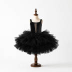 Black Couture Ruffle Party Dress - view 2