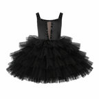 Black Couture Ruffle Party Dress - view 3