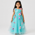 Mint green Garden fairy theme dress