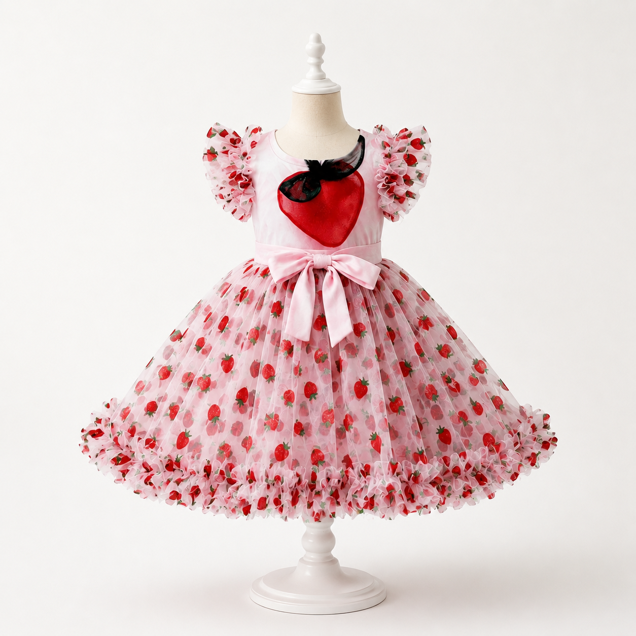 Strawberry Delight Party Dress - view 3