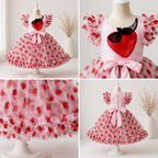Strawberry Delight Party Dress - view 4