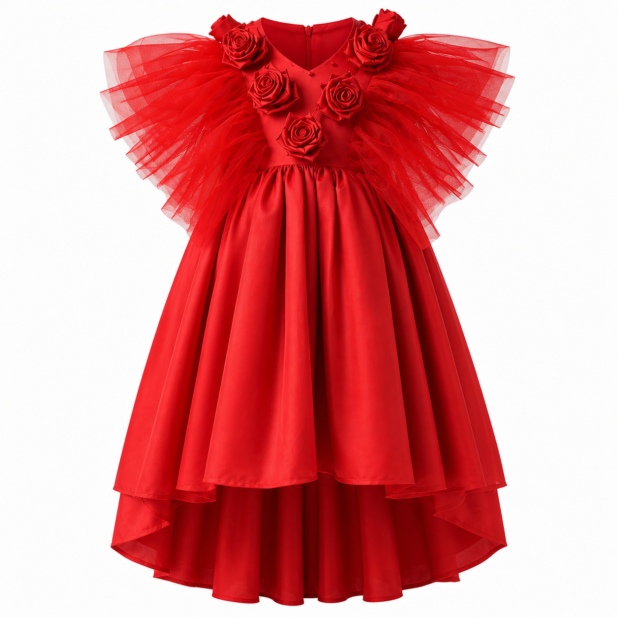 Red Rose Pearl Gown - view 3