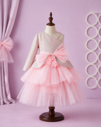 Blush One Shoulder Party Dress - view 2