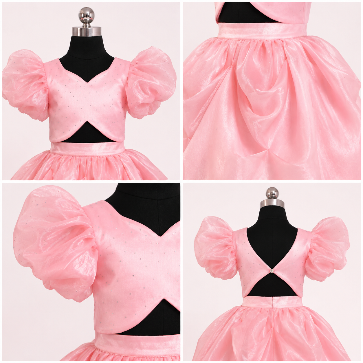 Indowestern Pink Lehenga Set - view 4
