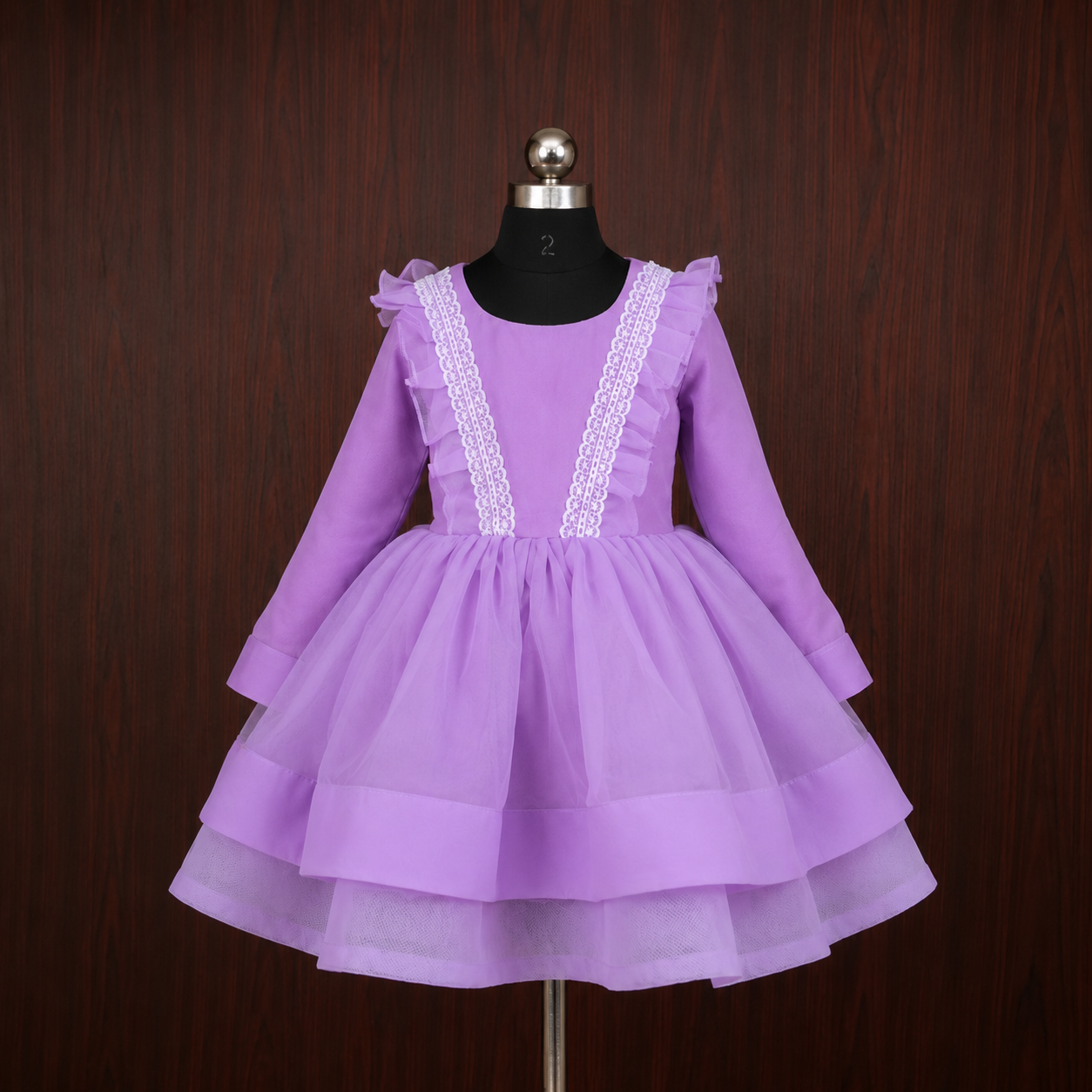 Lavender Ruffle Fairy Dress - view 2