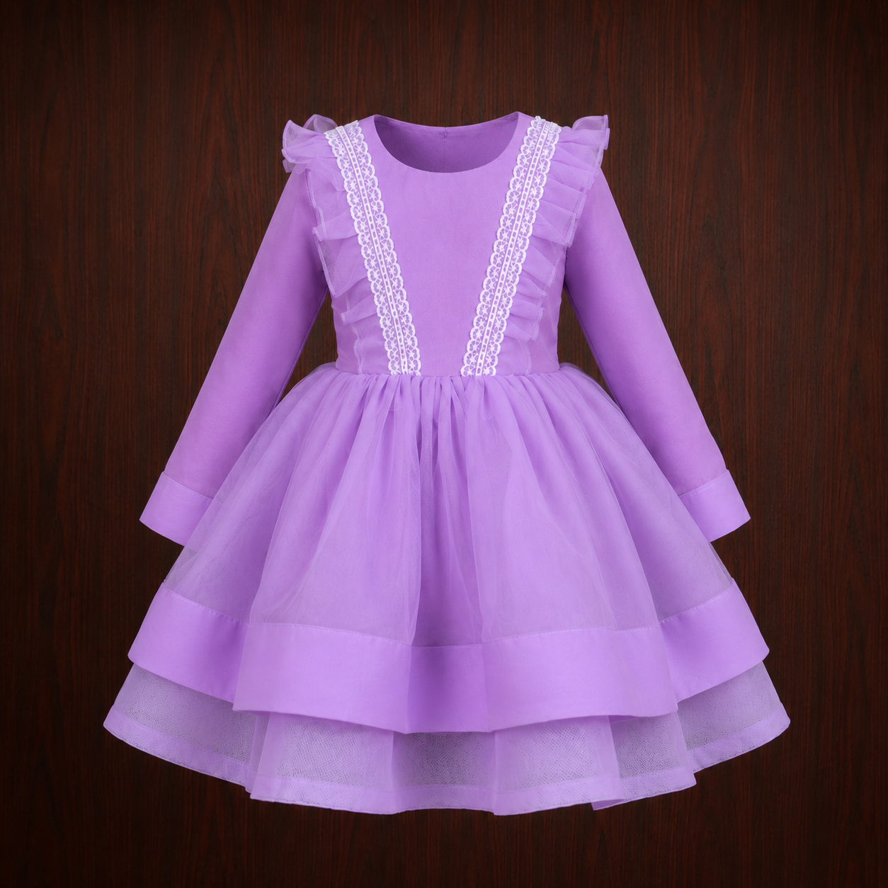 Lavender Ruffle Fairy Dress - view 3