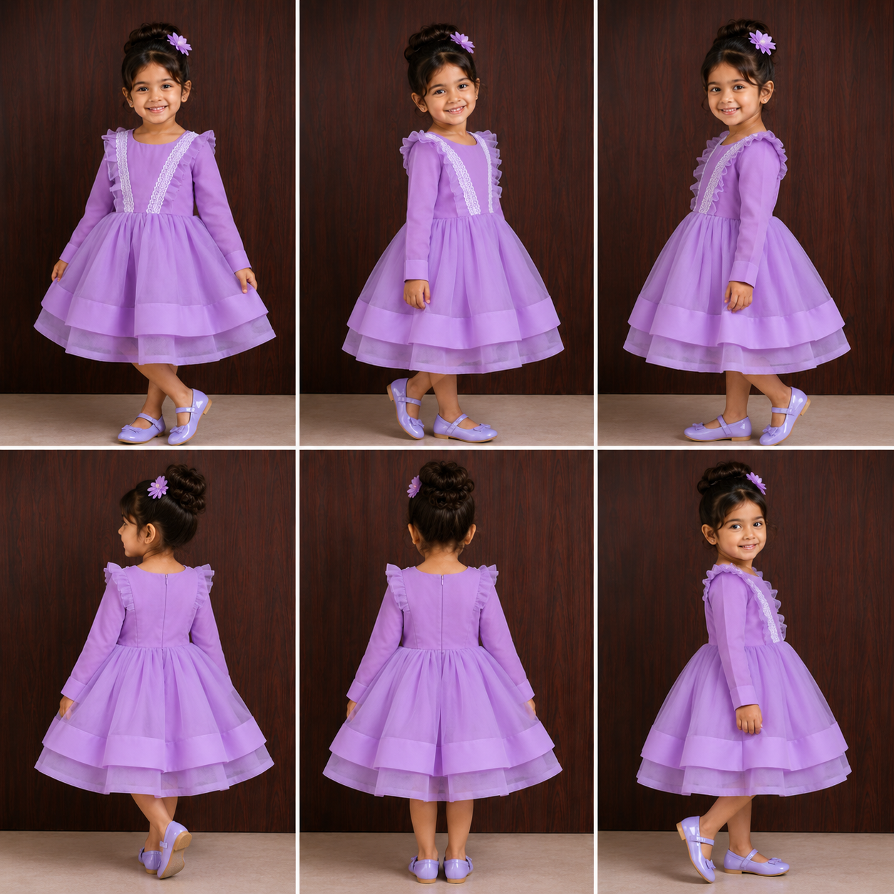 Lavender Ruffle Fairy Dress - view 5