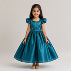 Teal Diamond Dress