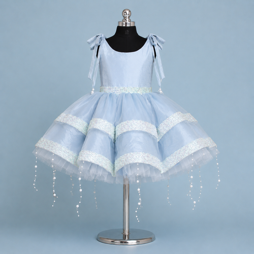 Blue Sparkle Fairytale Dress - view 2