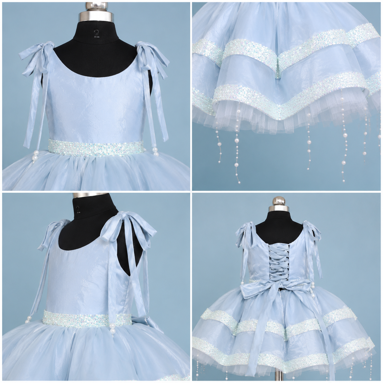 Blue Sparkle Fairytale Dress - view 3
