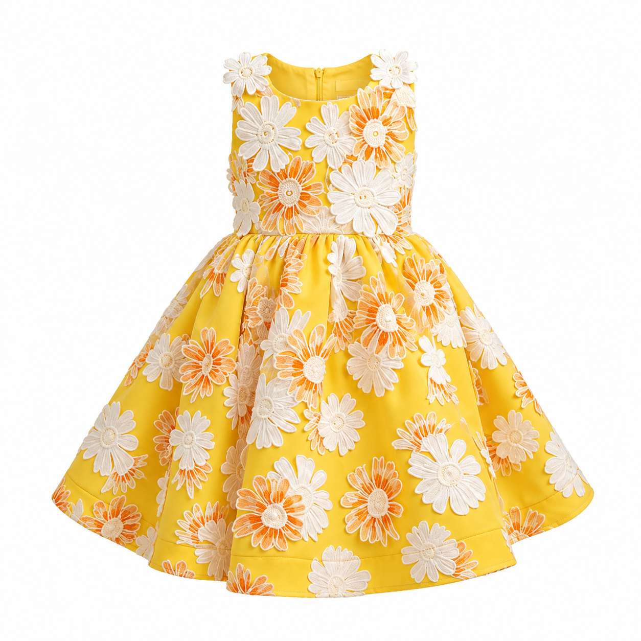 Buttercup Yellow Floral Dress - view 2