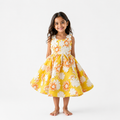Buttercup Yellow Floral Dress - view 4