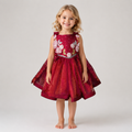 Pink Shine Floral Party Dress - view 4