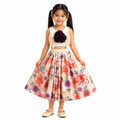 Ivory Bloom Indowestern Lehenga Choli Set