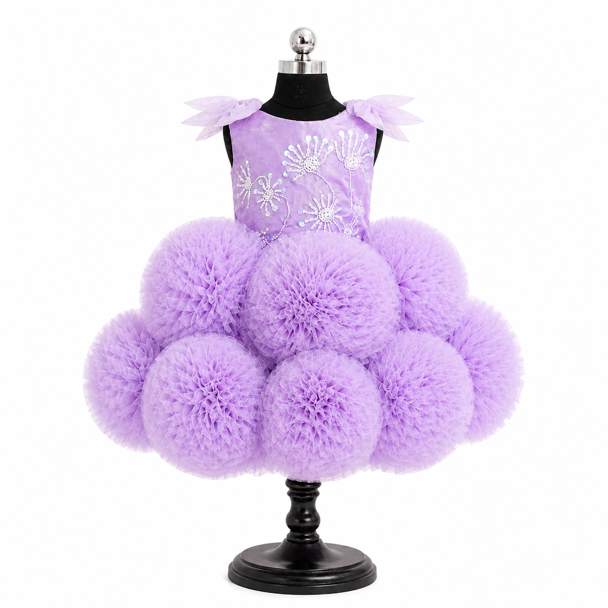 Lavender Bloom Ball Gown - view 2