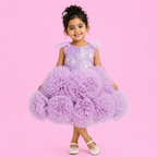 Lavender Bloom Ball Gown - view 3