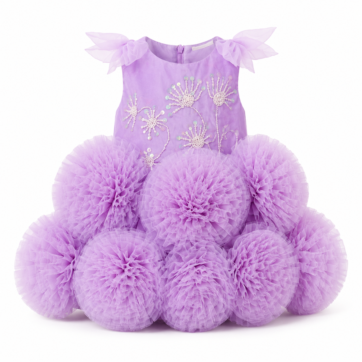 Lavender Bloom Ball Gown - view 4