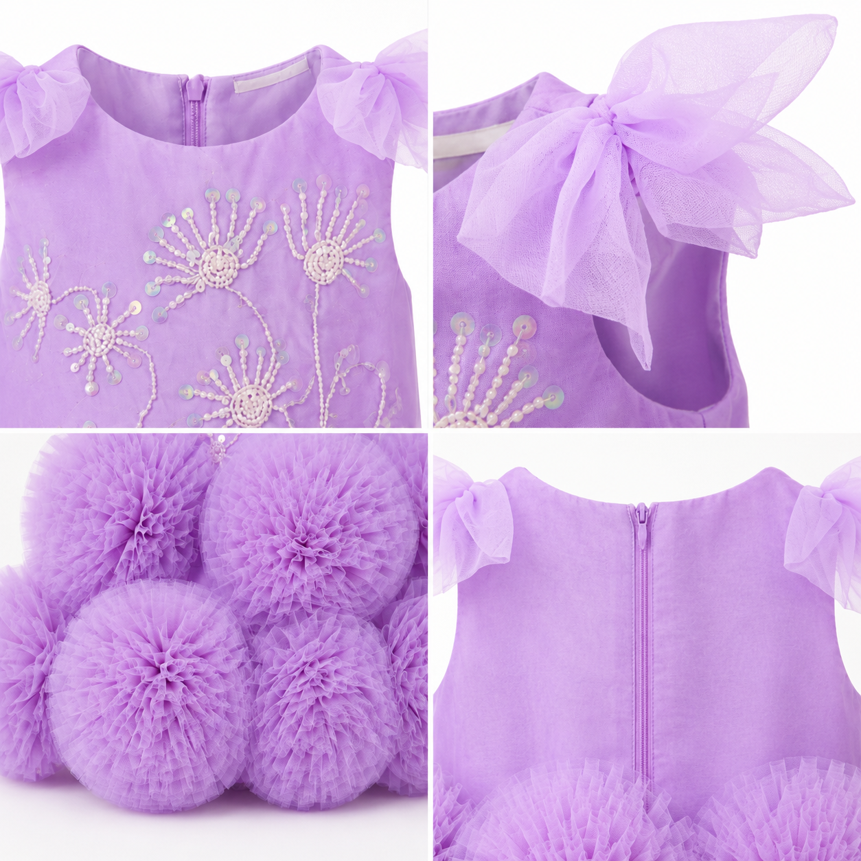 Lavender Bloom Ball Gown - view 5