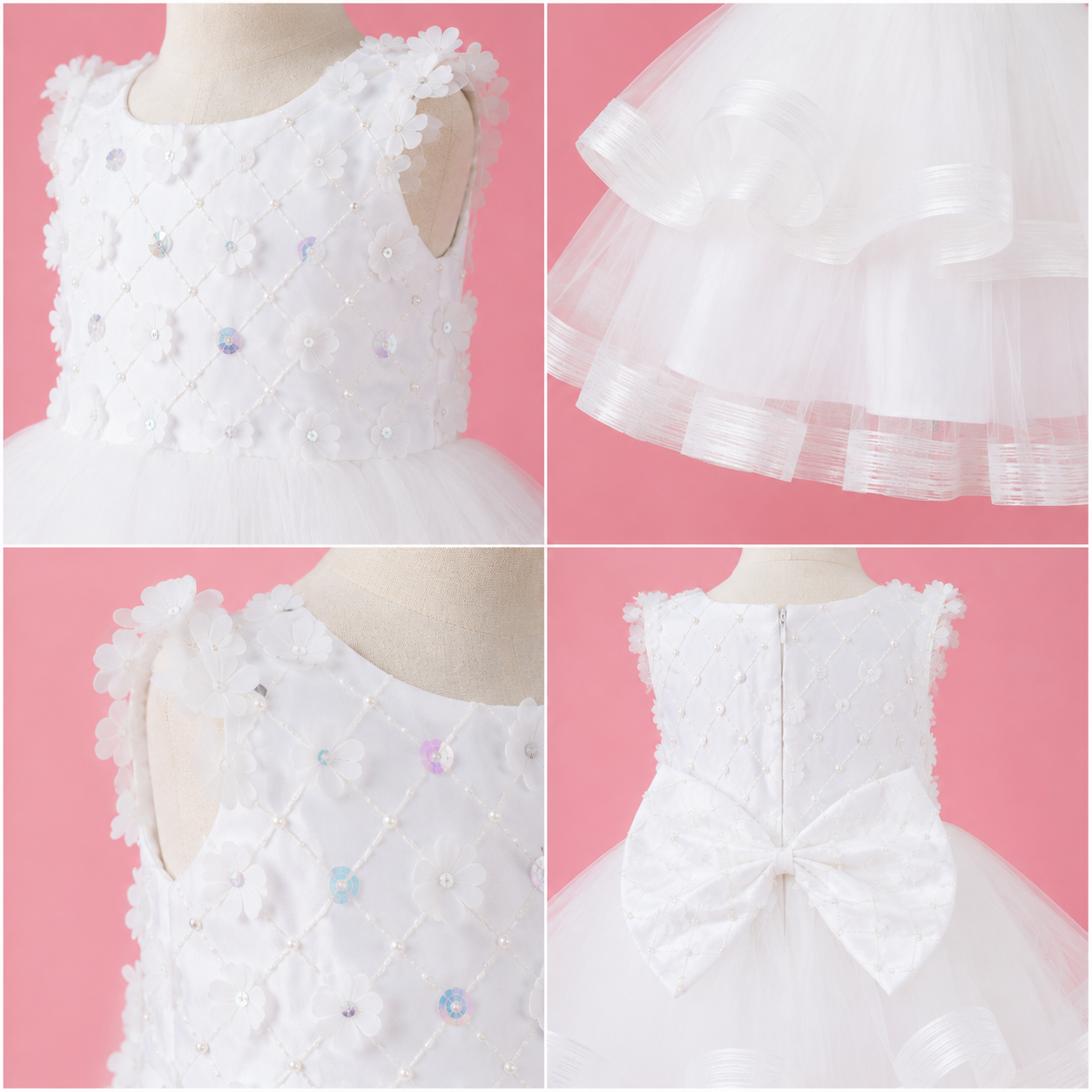 Fairy-Tale White Tulle Dress - view 5
