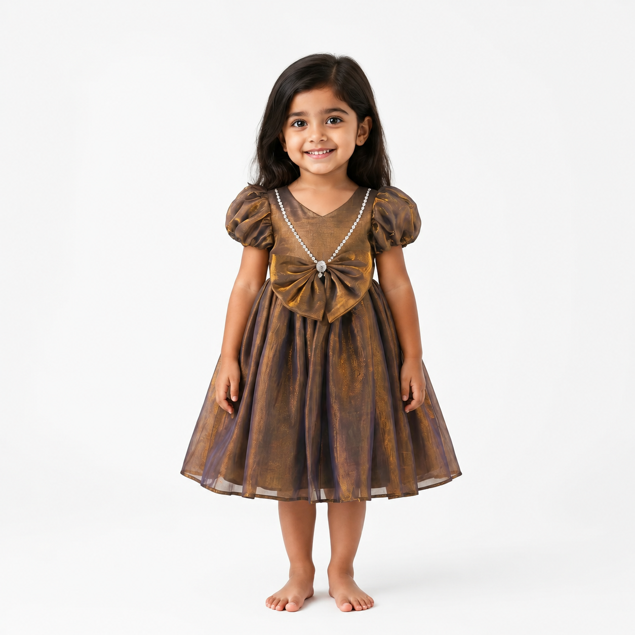 Bronze Shine Pearl Dress