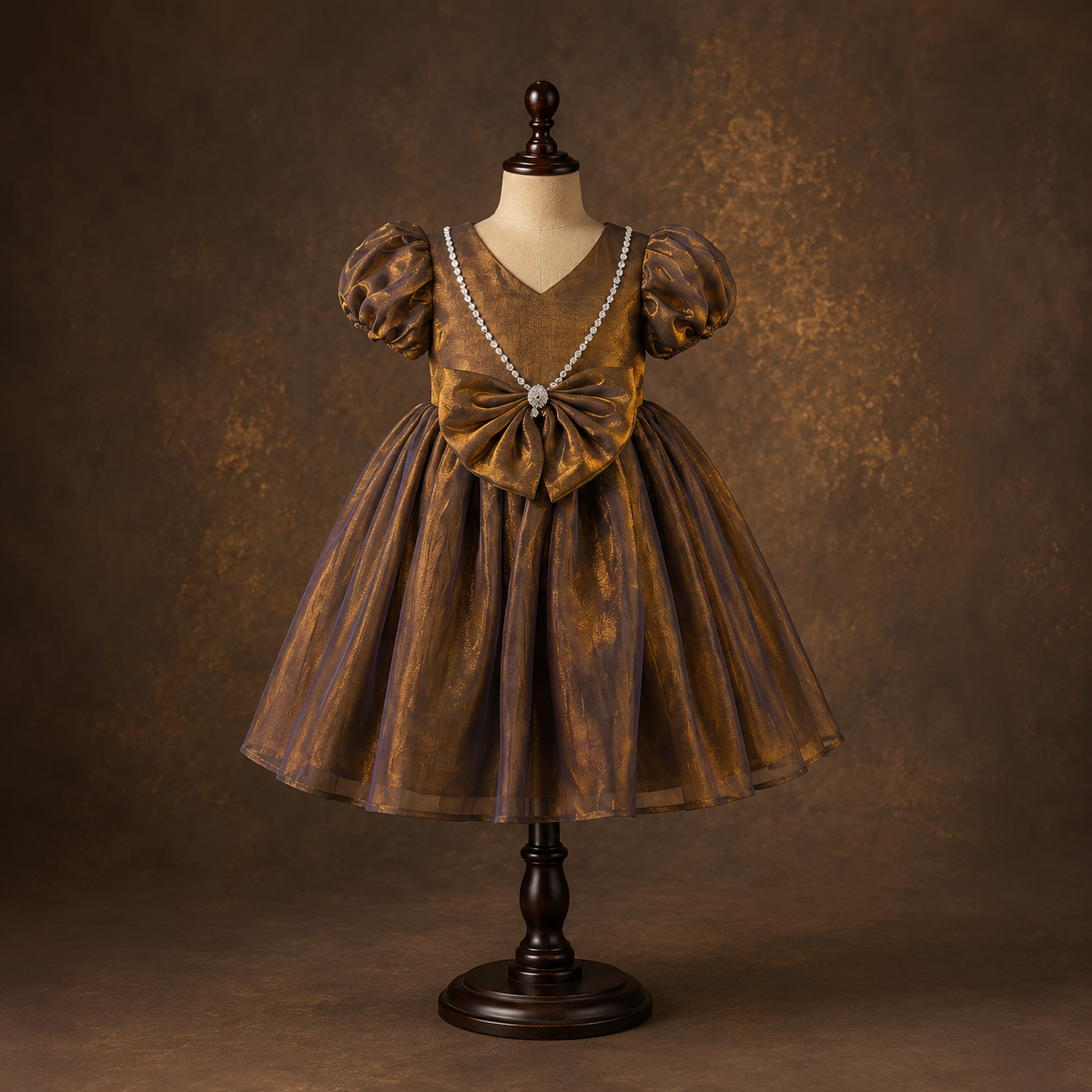 Bronze Shine Pearl Dress - view 2