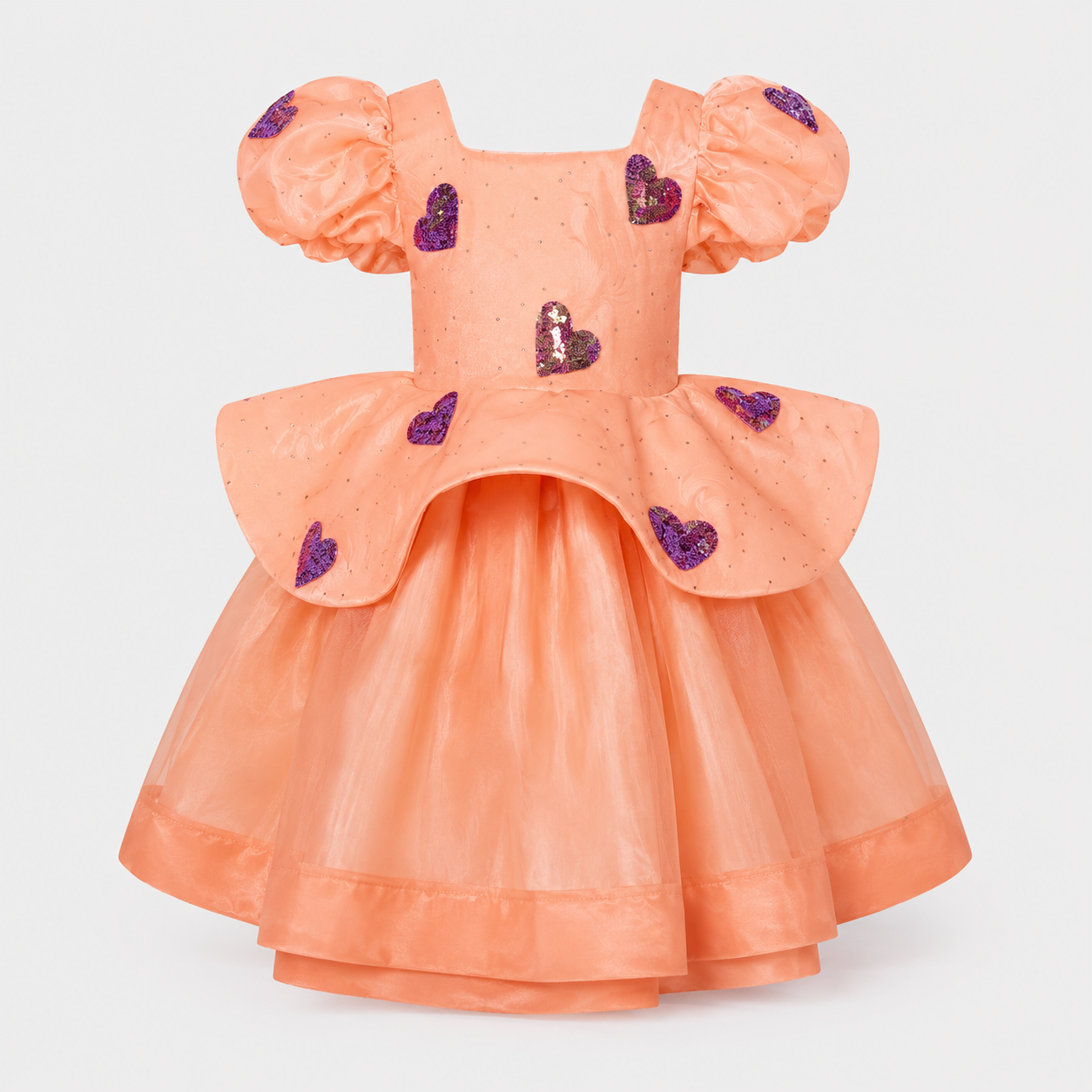 Pink Heart Princess Dress