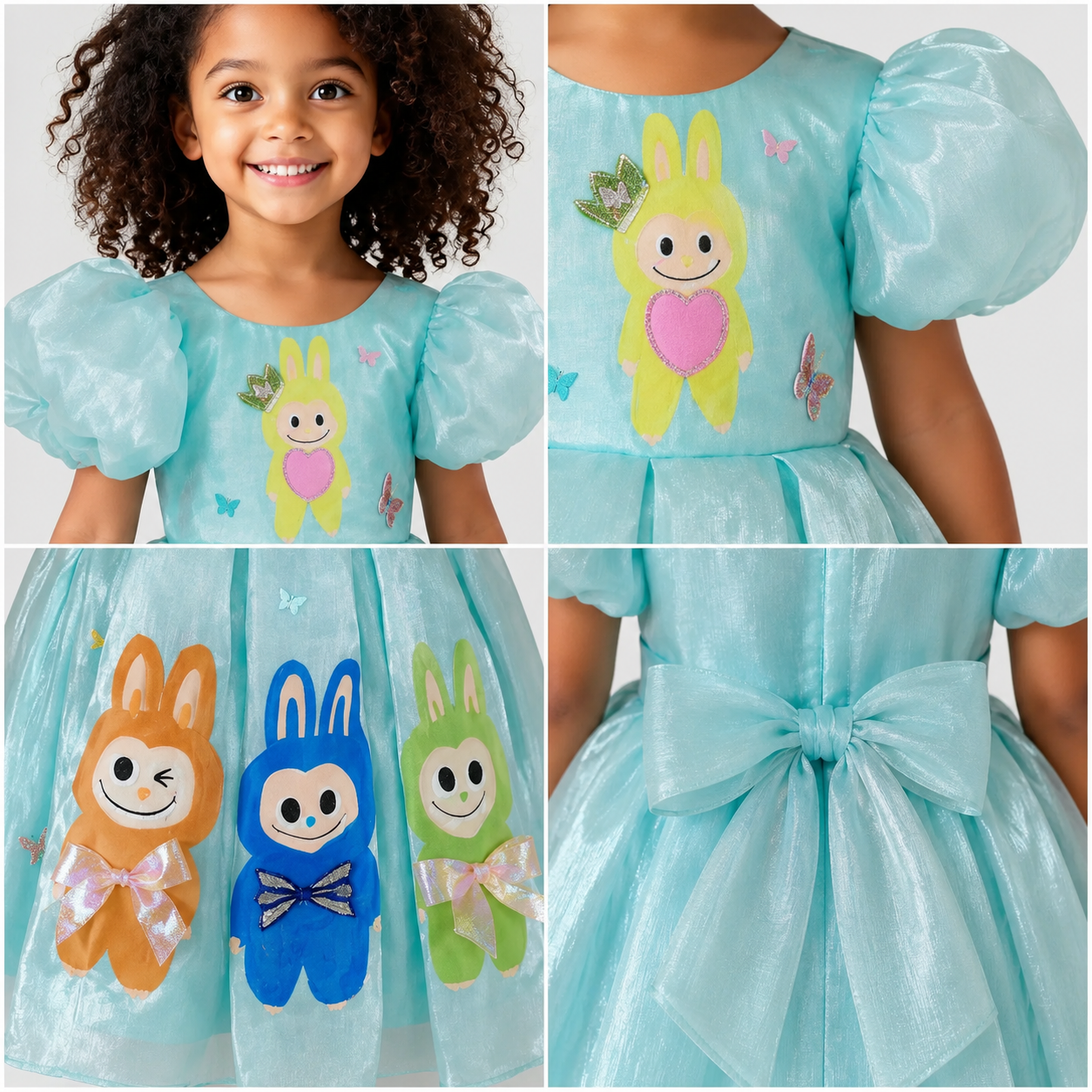 Playful Labubu Theme Dress - view 2