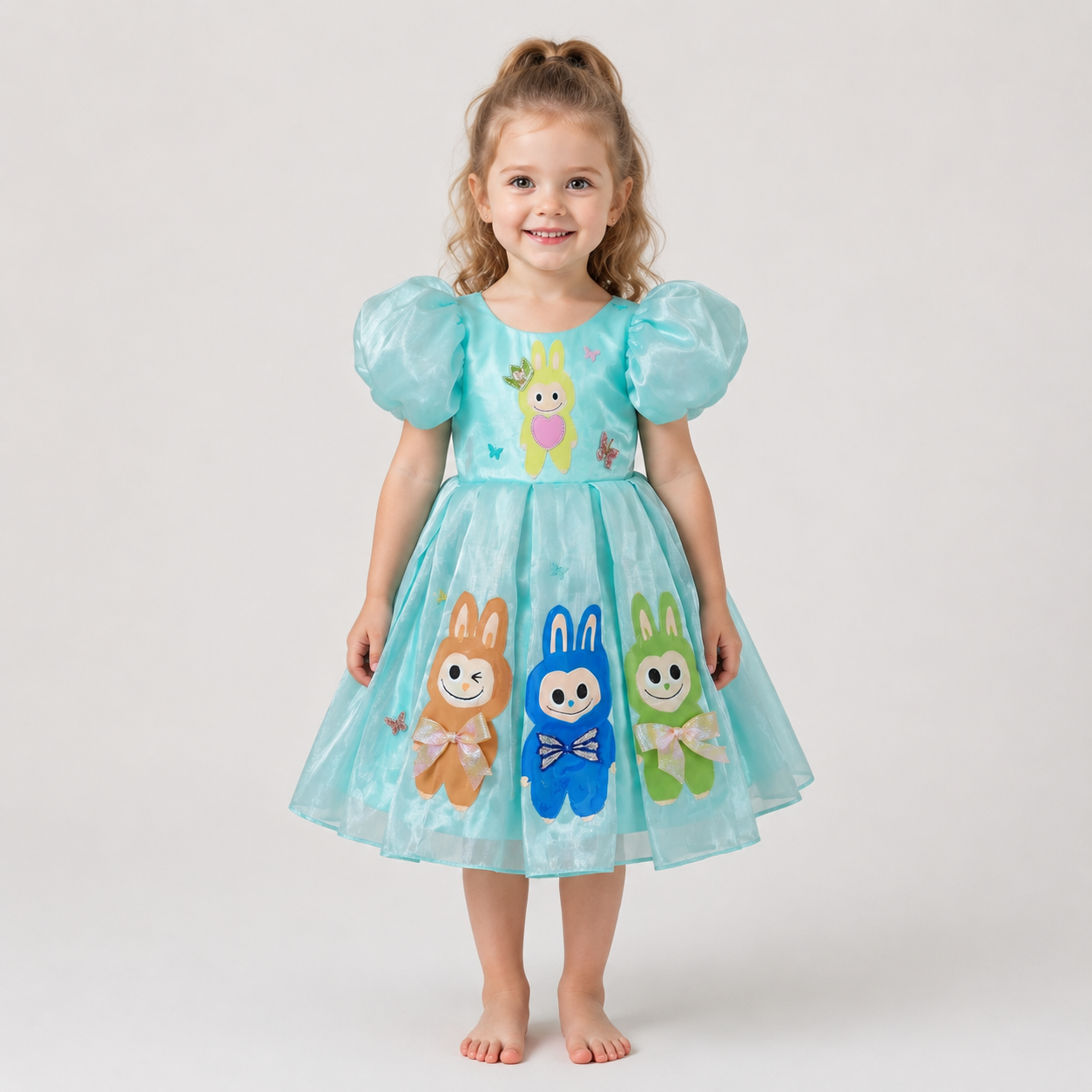 Playful Labubu Theme Dress - view 4