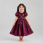 Wine Radiance Dress